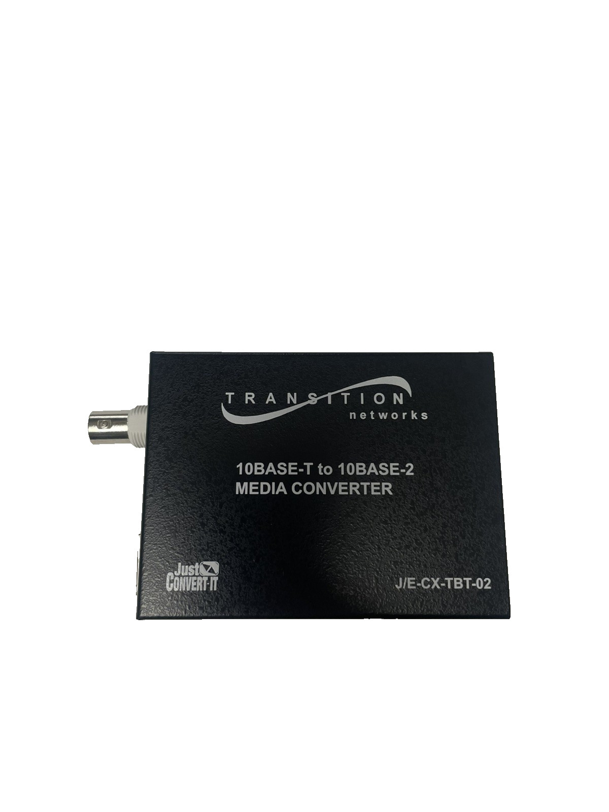 TRANSITION NETWORKS J/E-CX-TBT-02 10BASE-T TO 10BASE-2 CONVERTER