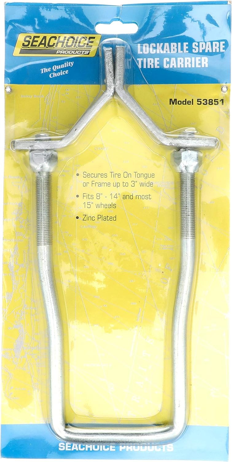 Seachoice Lockable Spare Tire Carrier for Boat Trailer