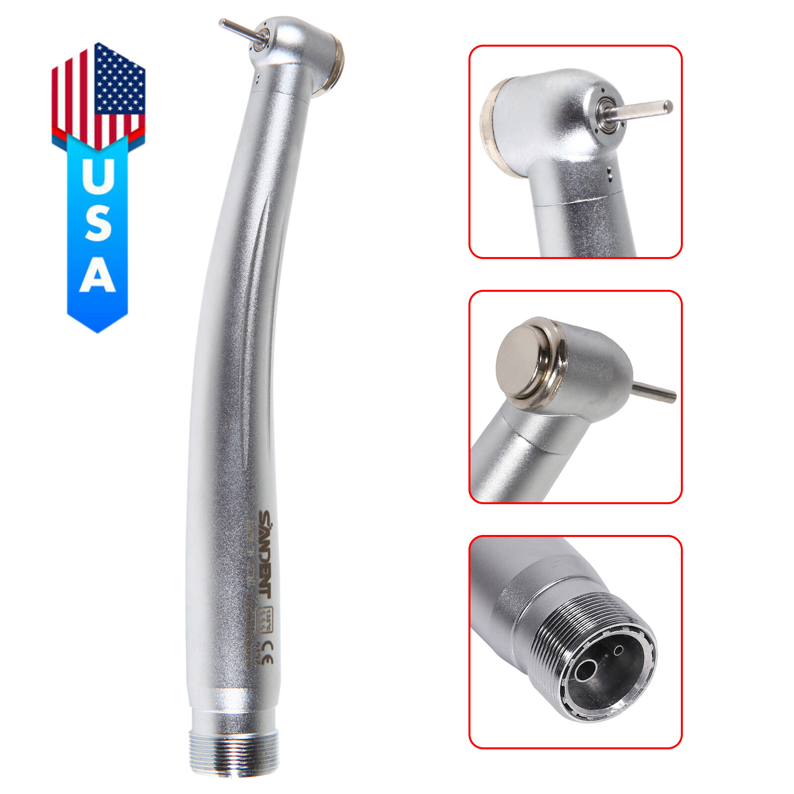SANDENT Dental High Speed Handpiece / 20:1 Implant LED Fiber Optic Low Speed OR