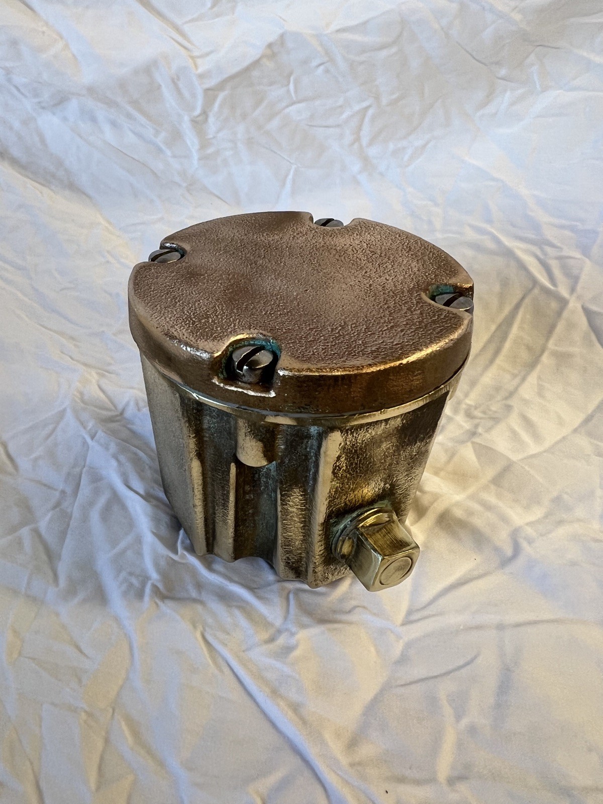 Kim Lighting JBR-2 Brass Below Grade Junction Box 1/2″ NPT