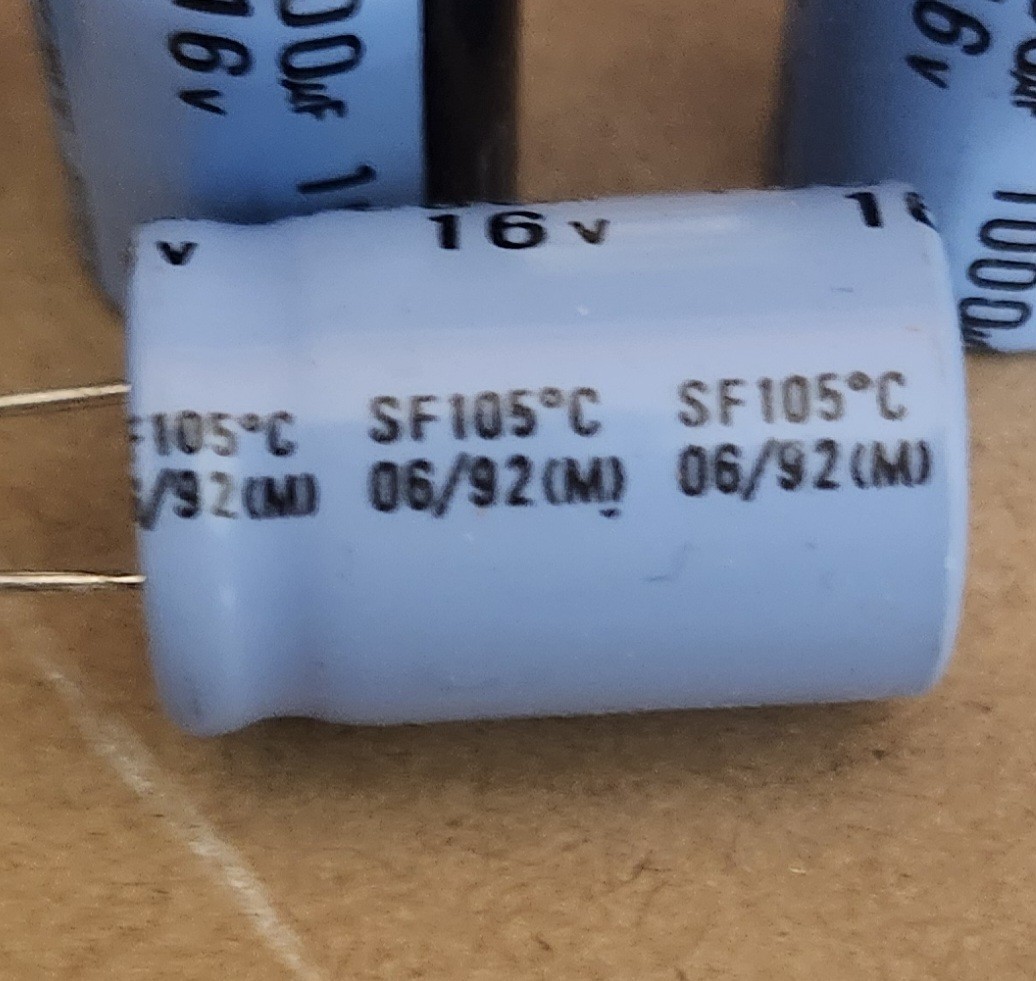 1000µF 16V 105°C Radial PCB Polarized Aluminum Electrolytic Capacitor SF105°C