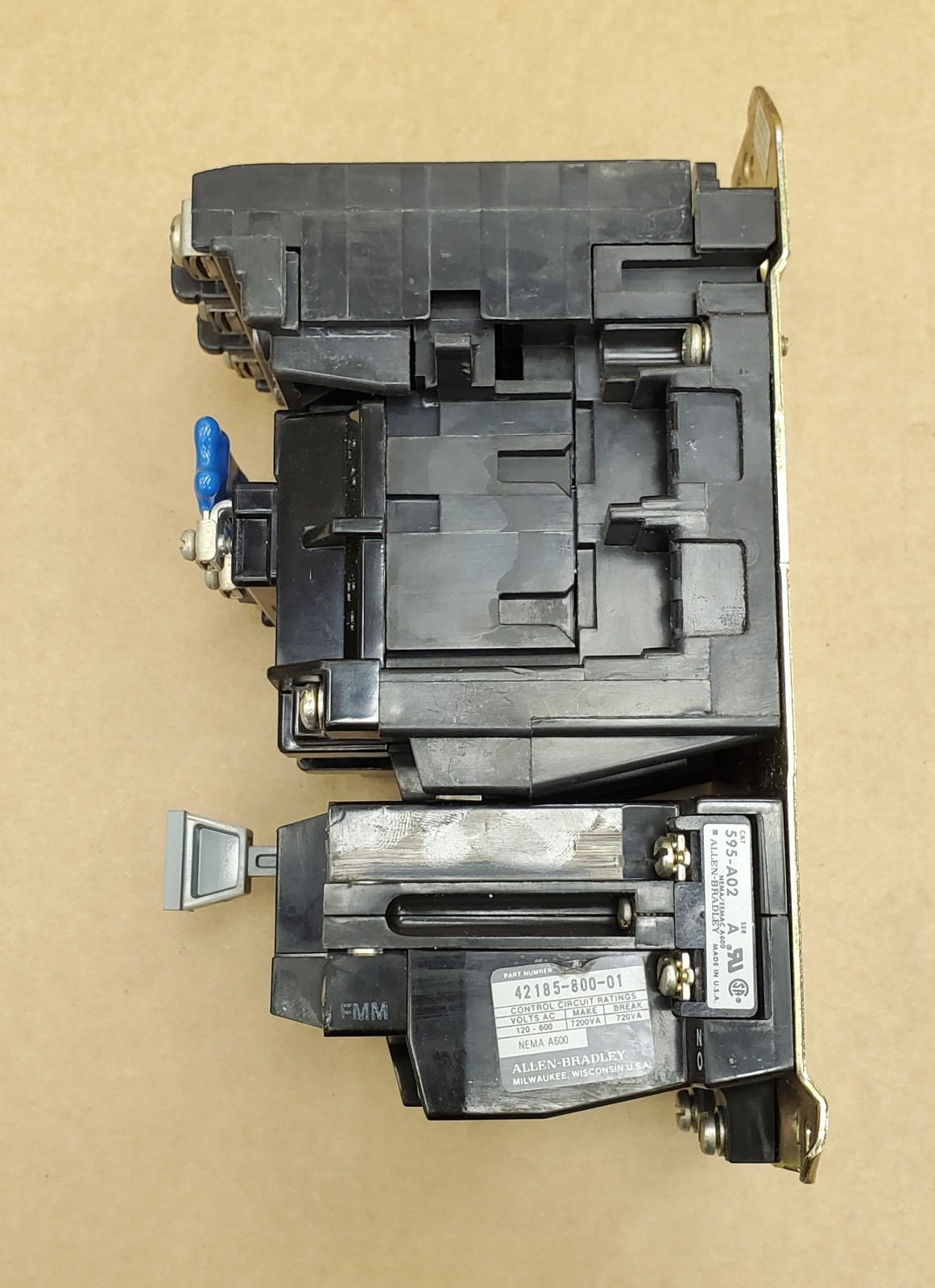 Allen-Bradley 509-BOD Ser B Motor Starter w/ 120VAC Coil rated 10HP @ 480VAC NEW