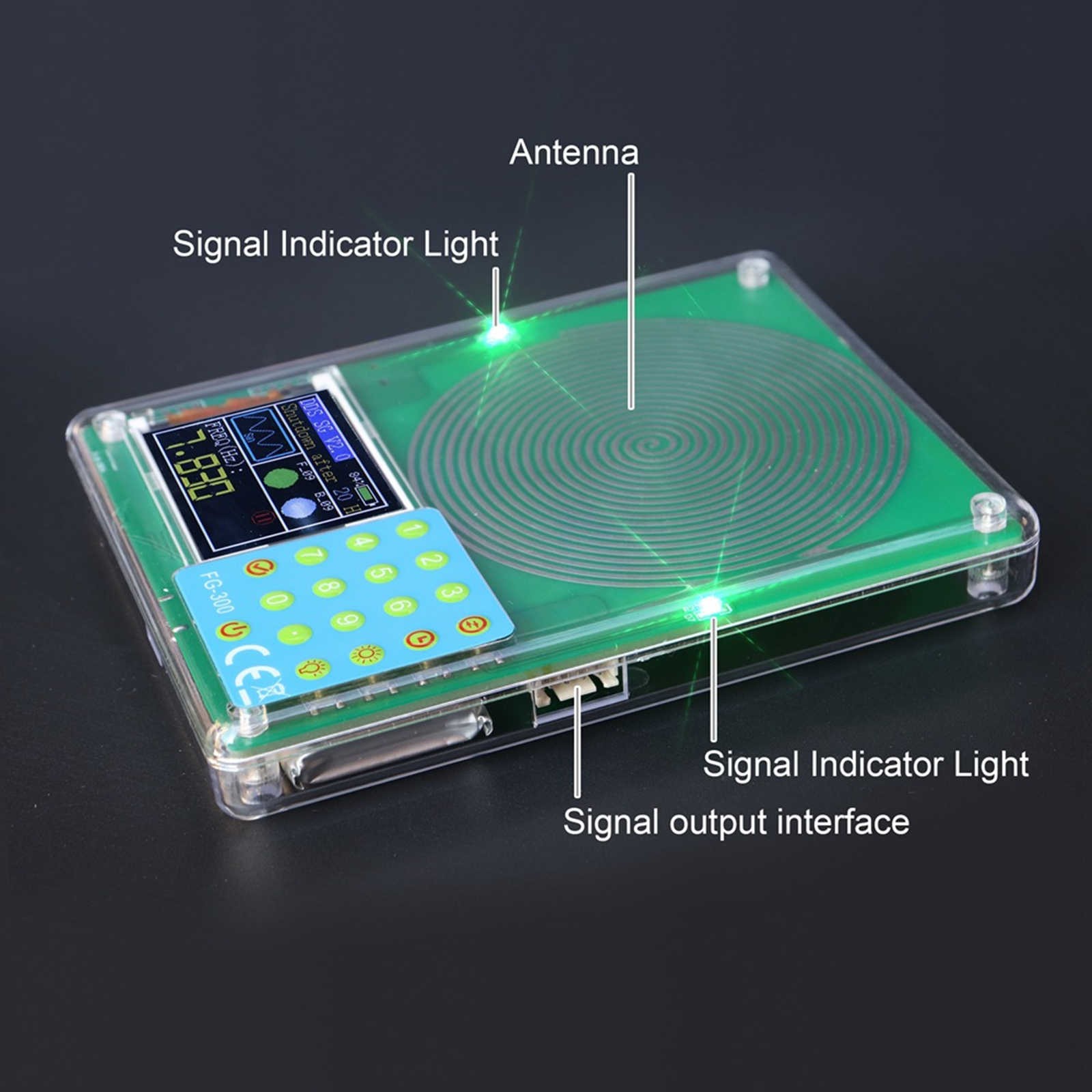 Low Frequency Wave Generator with 7.83Hz Default and 0.001Hz-200kHz Tuning