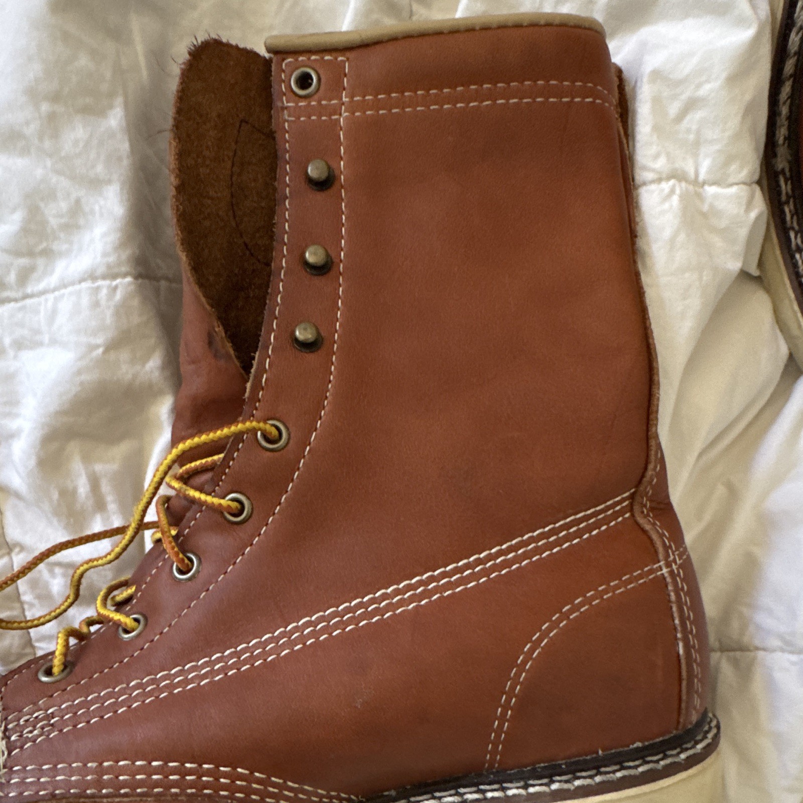 Carolina round toe boots men’s 11