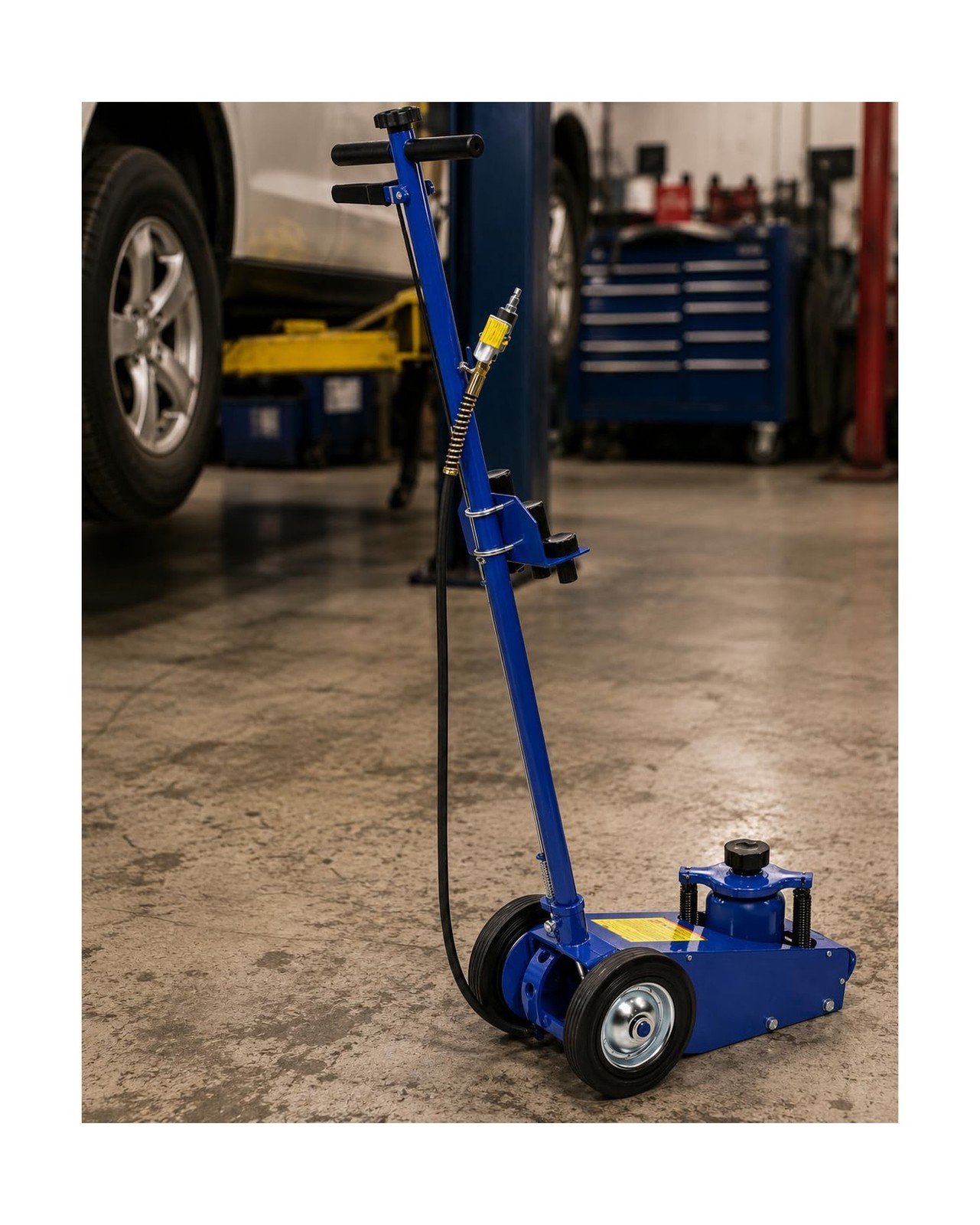 Stark USA 22 Ton Hydraulic Floor Jack Air-Operated Axle Bottle Jack with (4) …