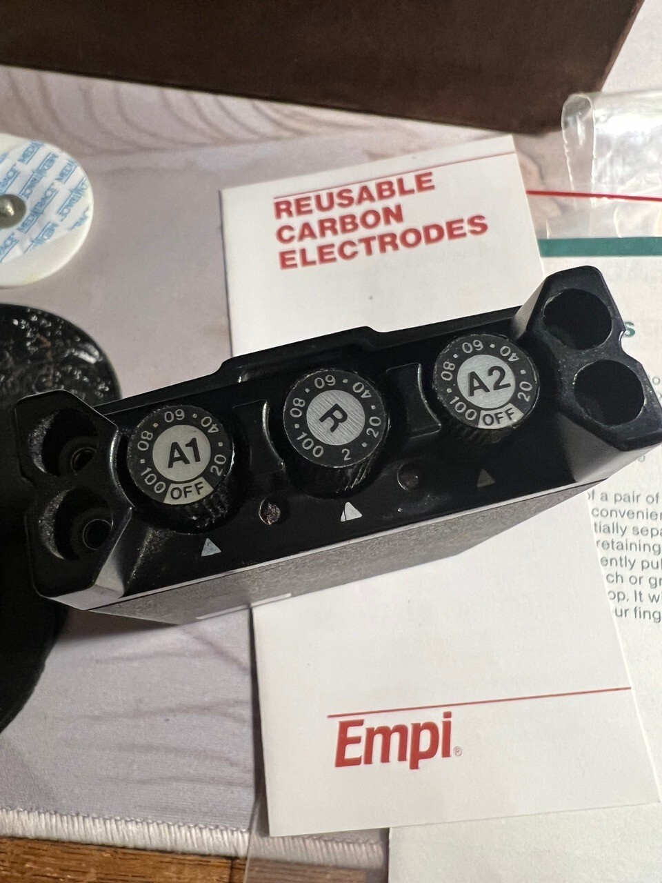 Empi Epix + 982H TENS_Pain Relief_Nerve Stimulator_w/ Case & Other Accessories