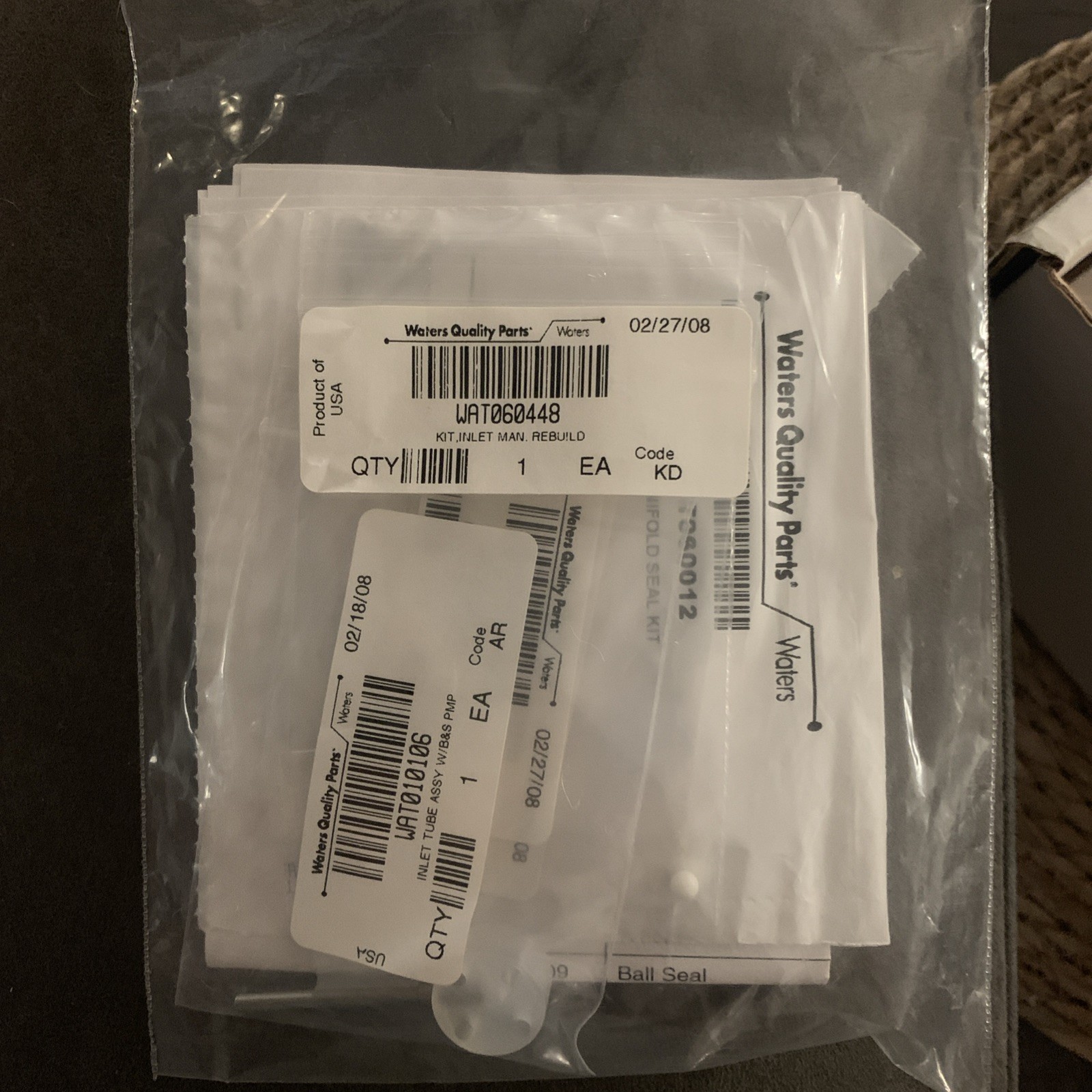 Waters WAT060448 Inlet Manifold Rebuild Kit HPLC