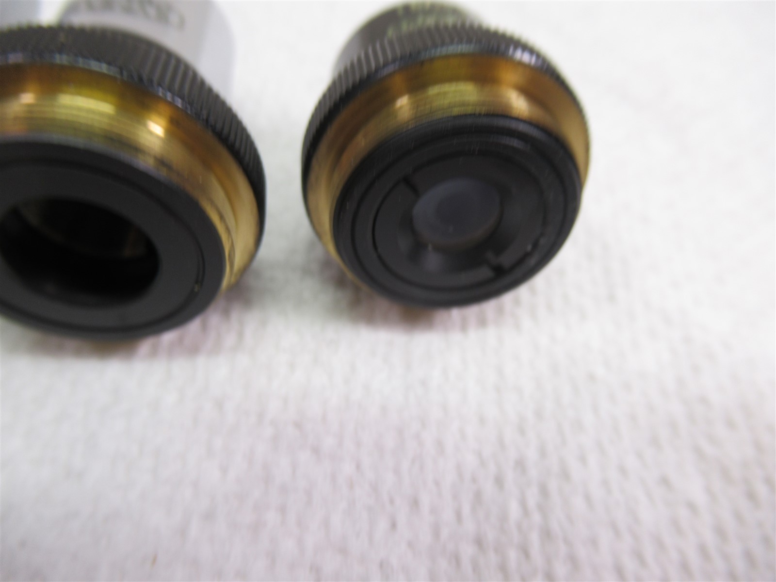 Vintage Olympus Microscope Objective Lens Lot 4x 10x 40x 100x Oil Japan RMS CH