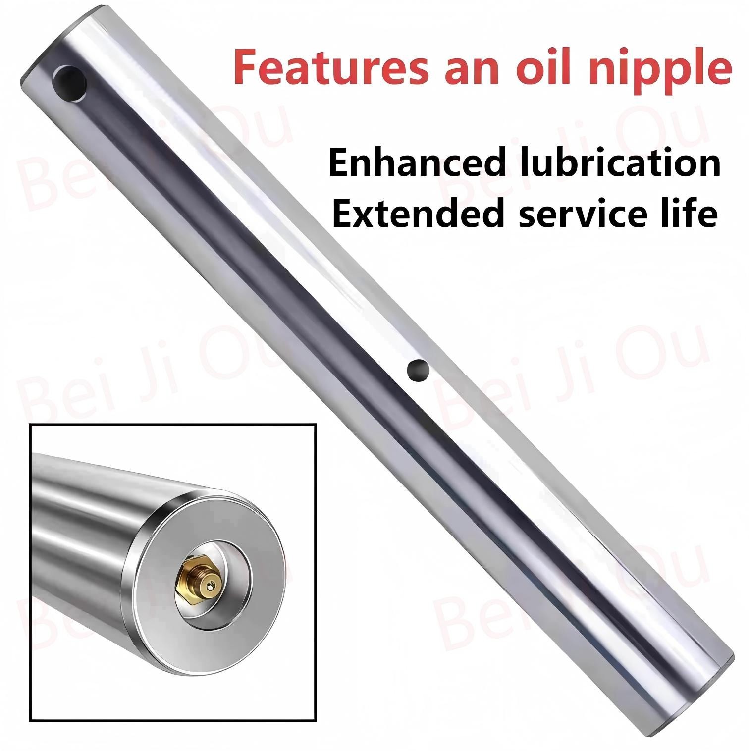 New upgraded Excavator Universal Bucket Pin 35mm X 225mm，With grease nipple