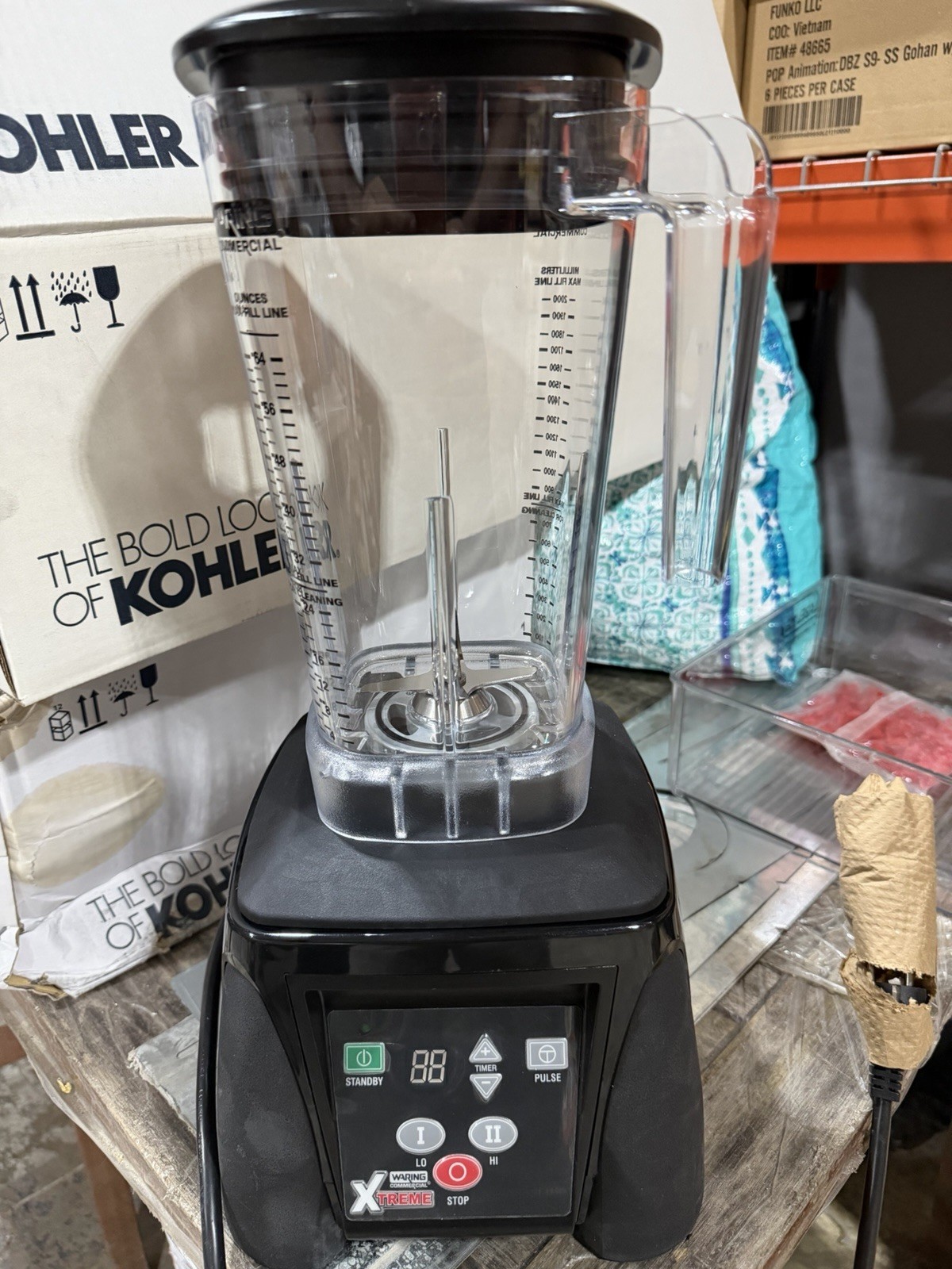 NEW Waring Commercial Xtreme Blender MX1100XTXE6 1500W 220-240V Digital Timer /