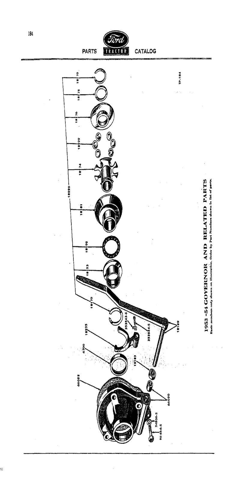 1939-1952 N TRACTOR PARTS MANUAL FORD 9N 2N 8N CATALOG EXPLODED VIEW