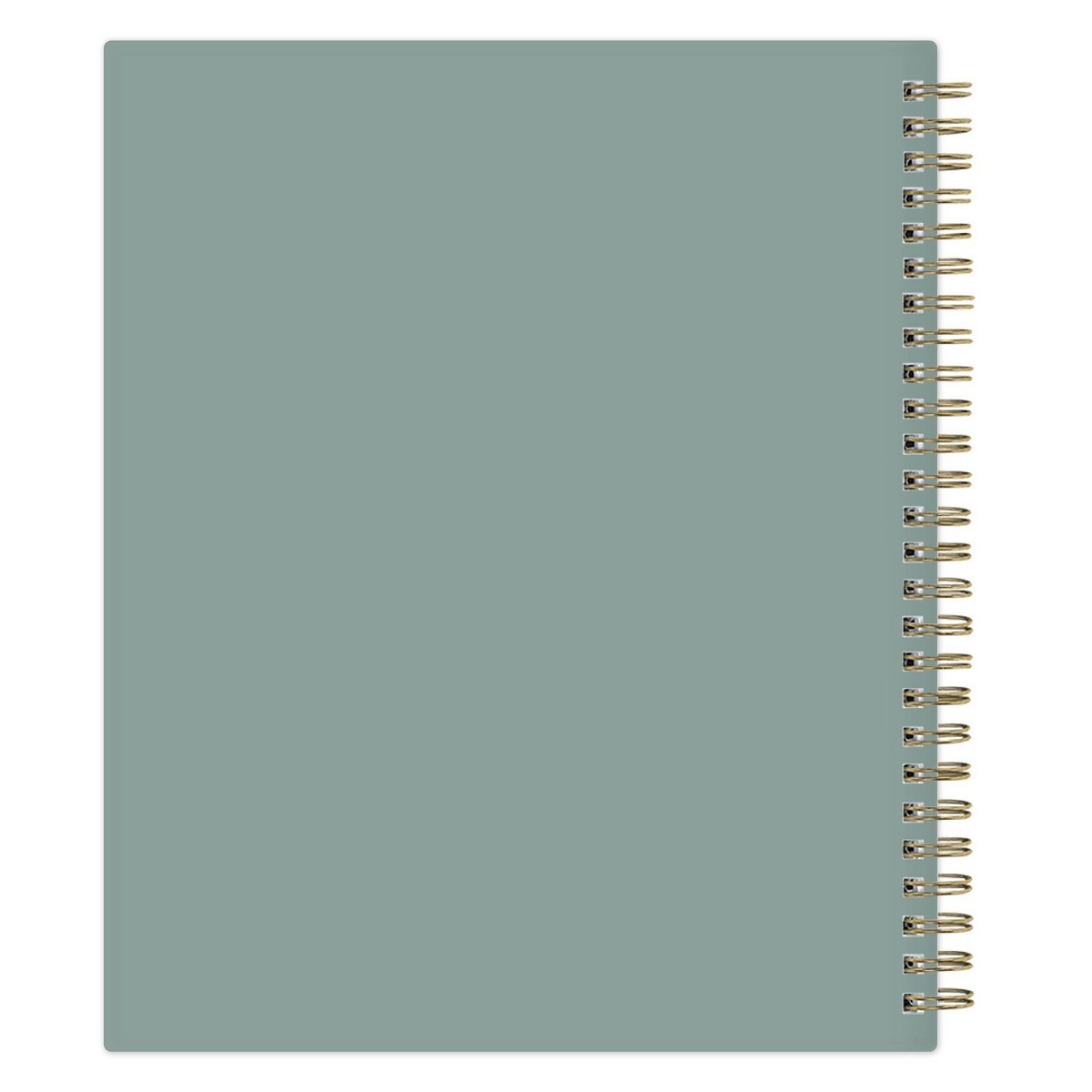Blue Sky 7″x9″ 2026-2027 Hybrid Work Planner Solid Clary Sage Safety Wirebound