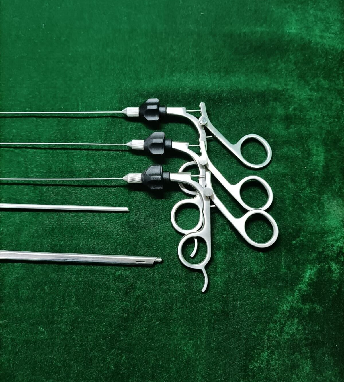 Hysteroscopy Semi Rigid Froceps Set, Bettocchi Sheath 4mm & Cystoscope 30 Degree