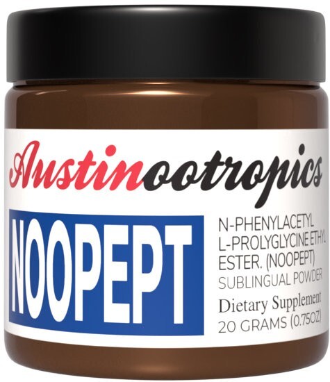 Noopept Absolute Focus – 20 Grams #1 Nootropic for Focus, Energy, Memory+