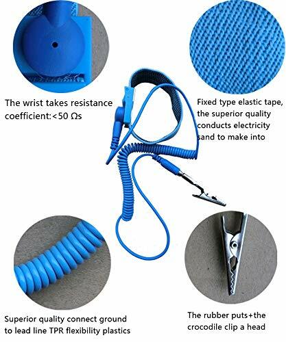 5 x Anti-Static WristBand Strap ESD Grounding Wrist Strap Prevents Static Build