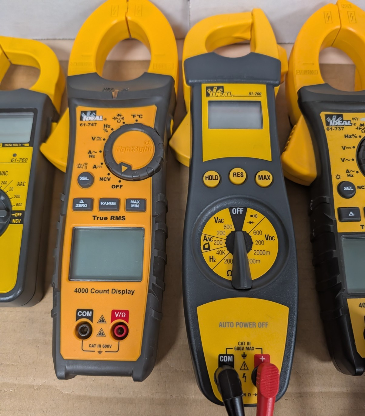 (BIG LOT OF 7) Ideal Clamp Meter Digital AC/DC (UNTESTED)