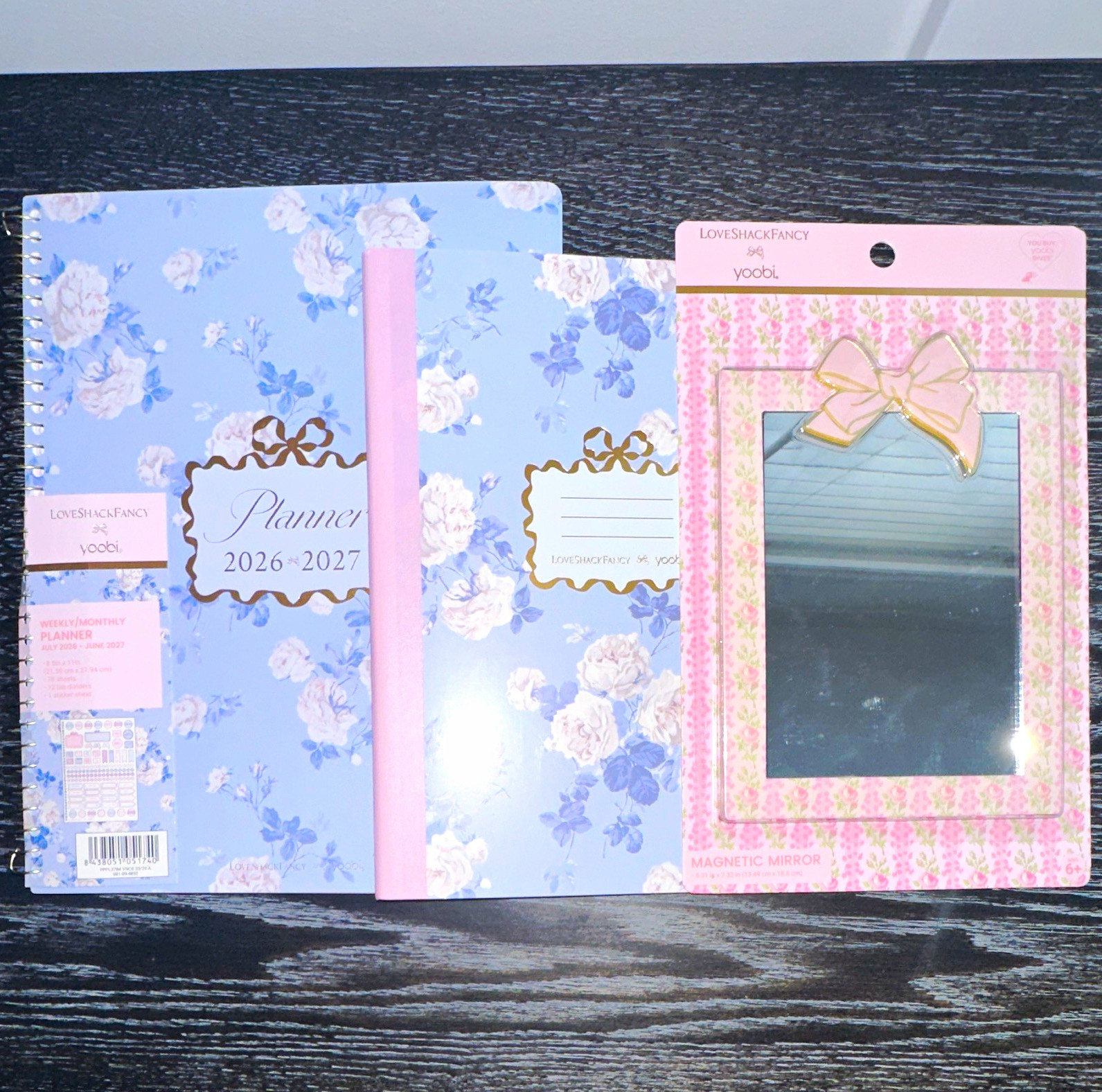 LoveShackFancy x Planner 2026-2027 Weekly/Monthly Floral Large composition