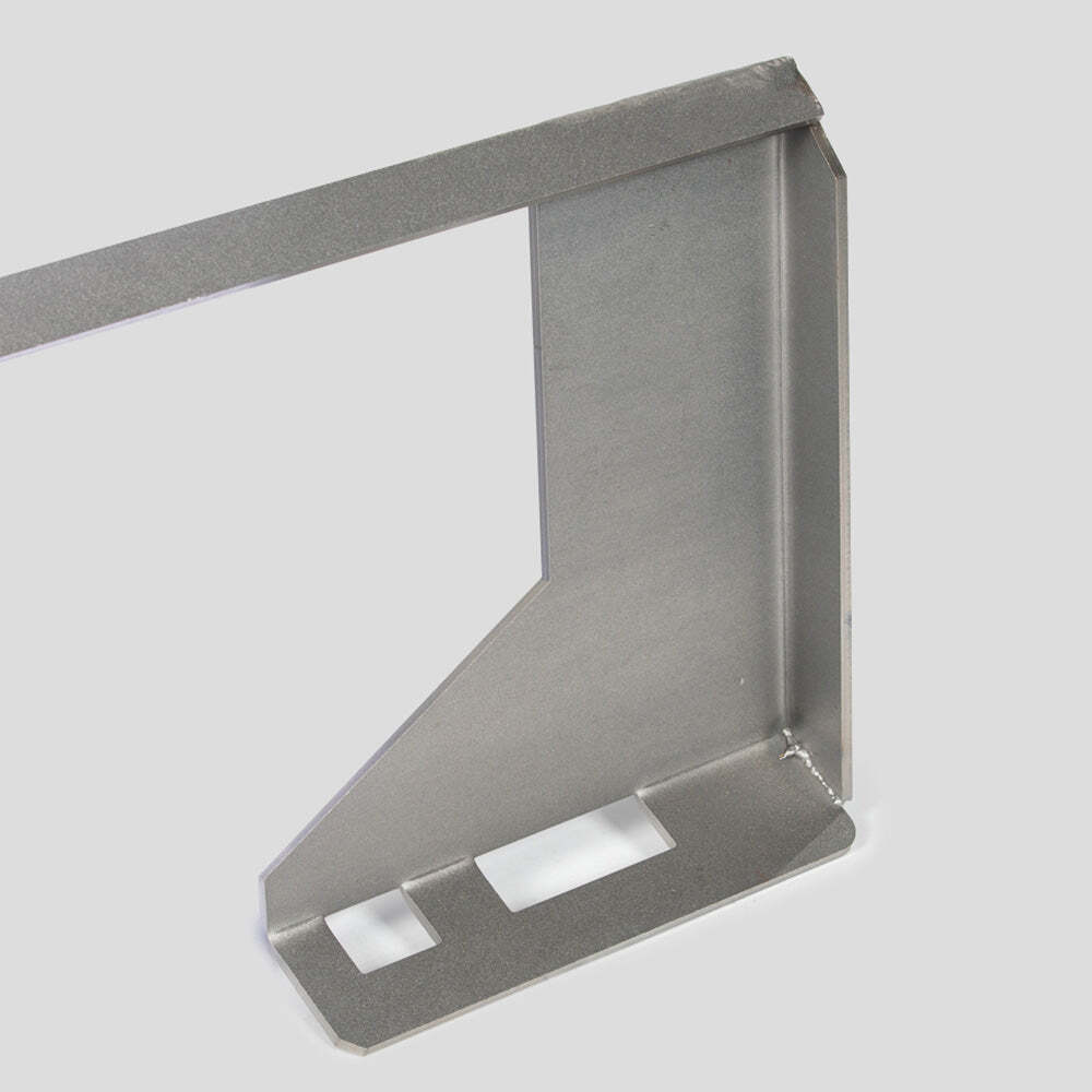 Titan Attachments 5/16in Universal Quick Tach Cut Out Mount Plate, Thick Plate