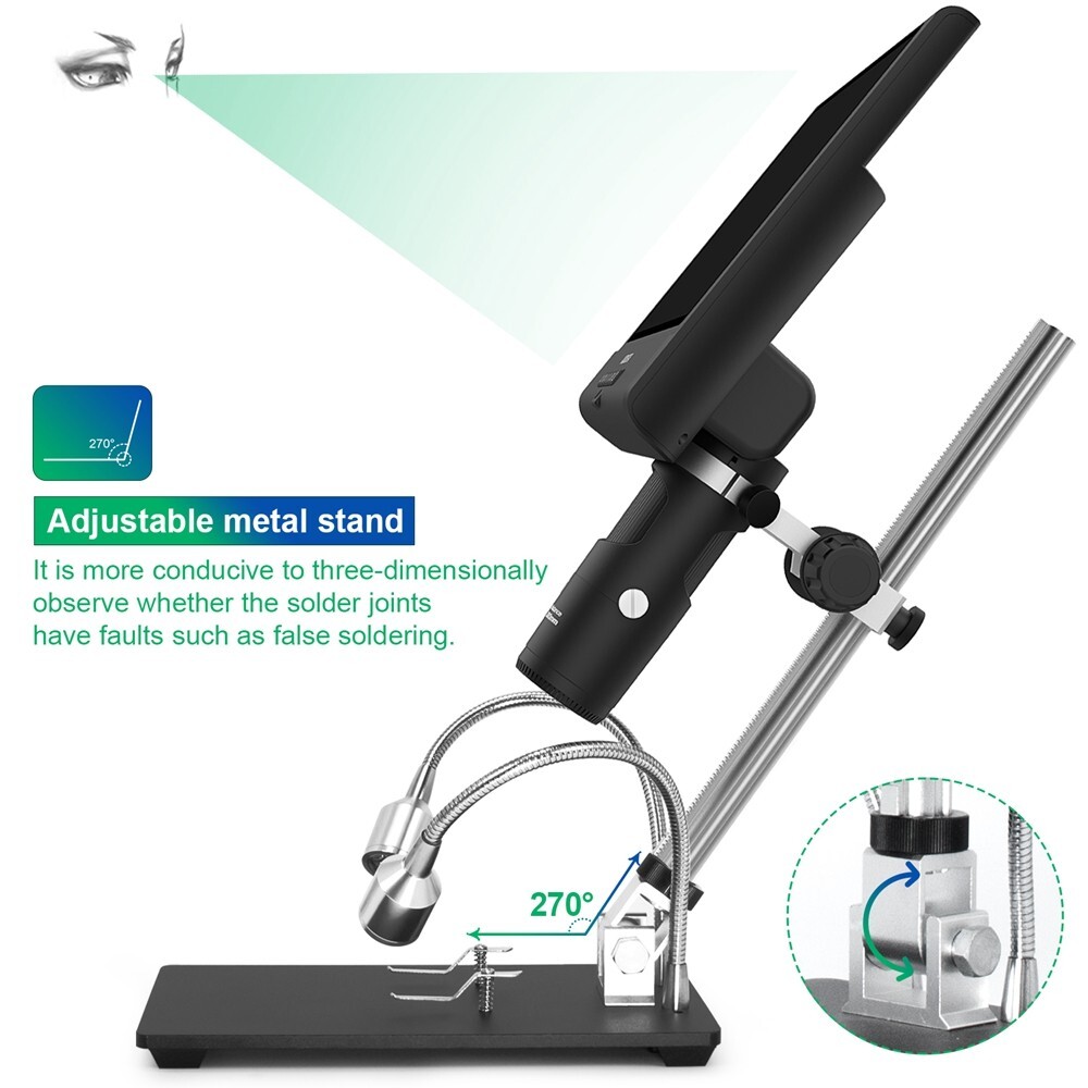 Andonstar AD209 10-inch LCD Screen Digital Microscope for Phone Repair ot25