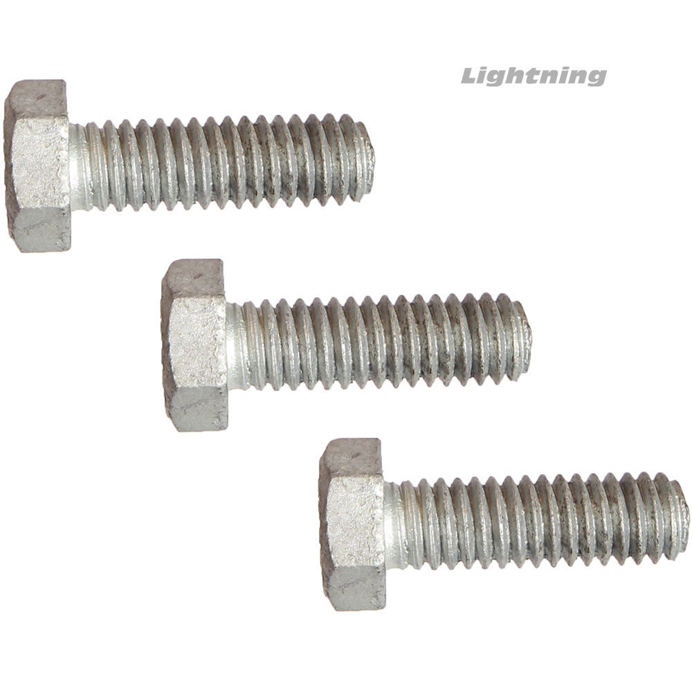 1/2-13 x 6-1/2″ Hex Bolts Hot Dip Galvanized Cap Screws and Nuts Quantity 50