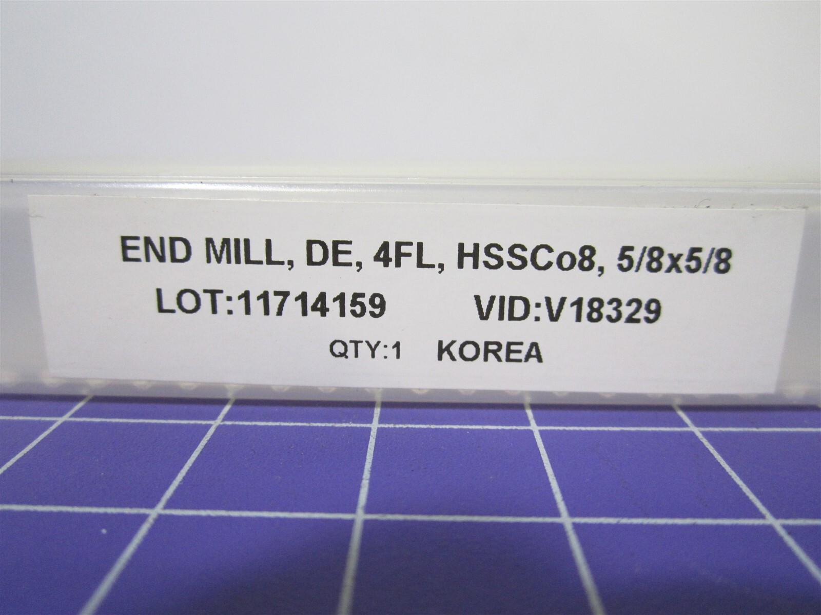 Value Collection (27714) 5/8″ Square Double End Mill 4F 1-3/8″ LOC HSSCo8