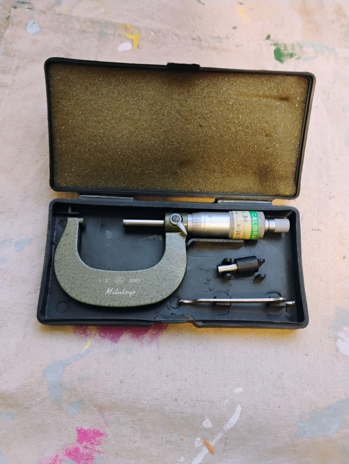 Mitutoyo Outside Micrometer (1-2 inch) with case