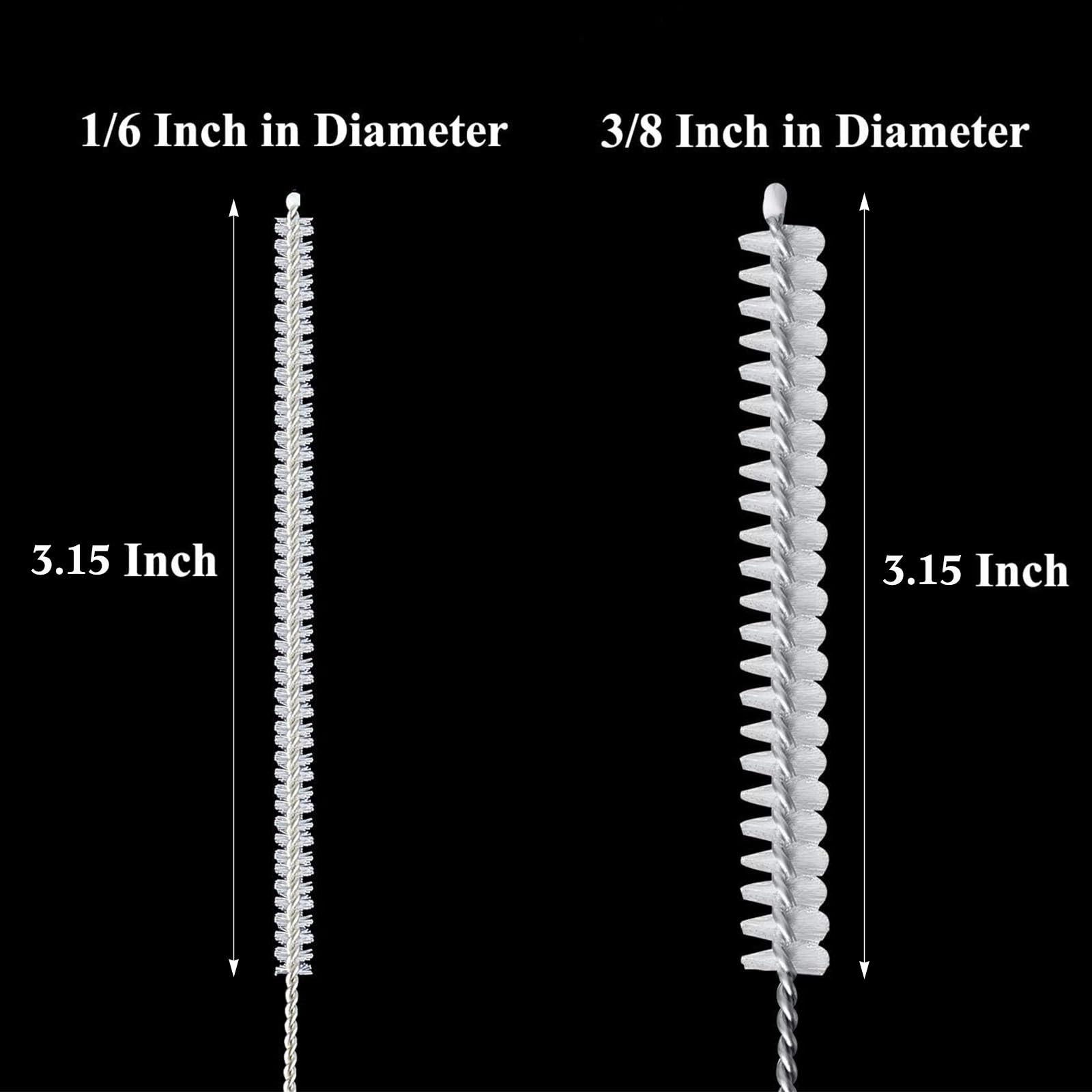 4 Pieces Feeding Tube Brushes, Long 1/6 Inch Diameter, As the Picture Shown