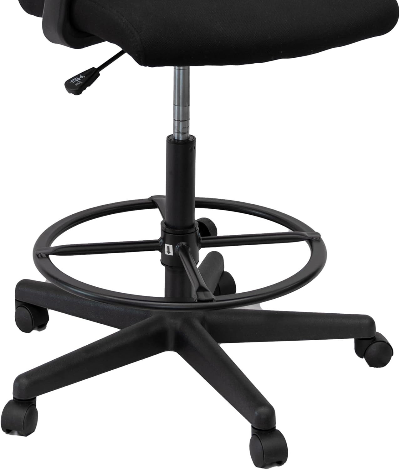 Sit to Stand Drafting Task Stool Chair for Standing Desks with Adjustable Footre
