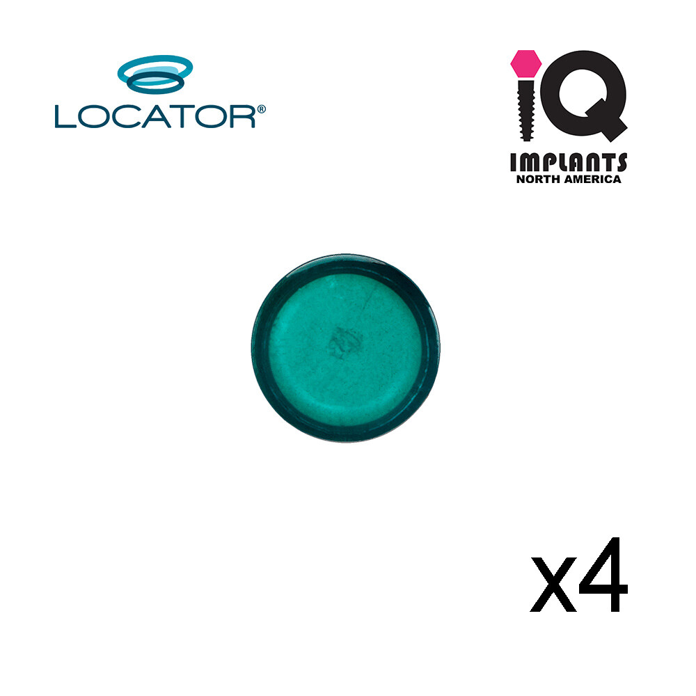 Zest Locator Genuine Replacement Male Caps Extended Range, Green 3-4 lbs 4 pack