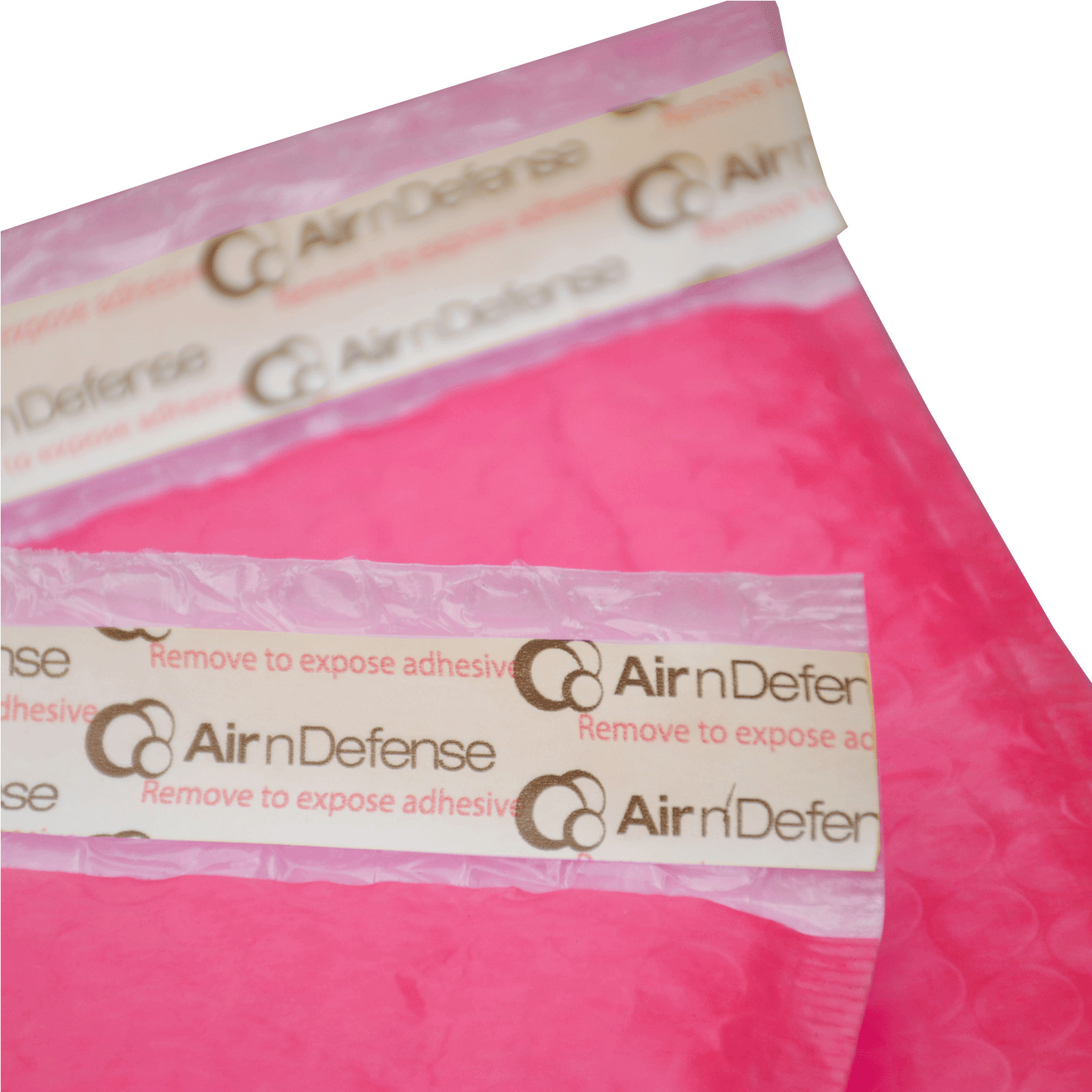 AirnDefense 1000 #000 4X8″ Pink Poly Bubble Mailers Shipping Padded Envelope