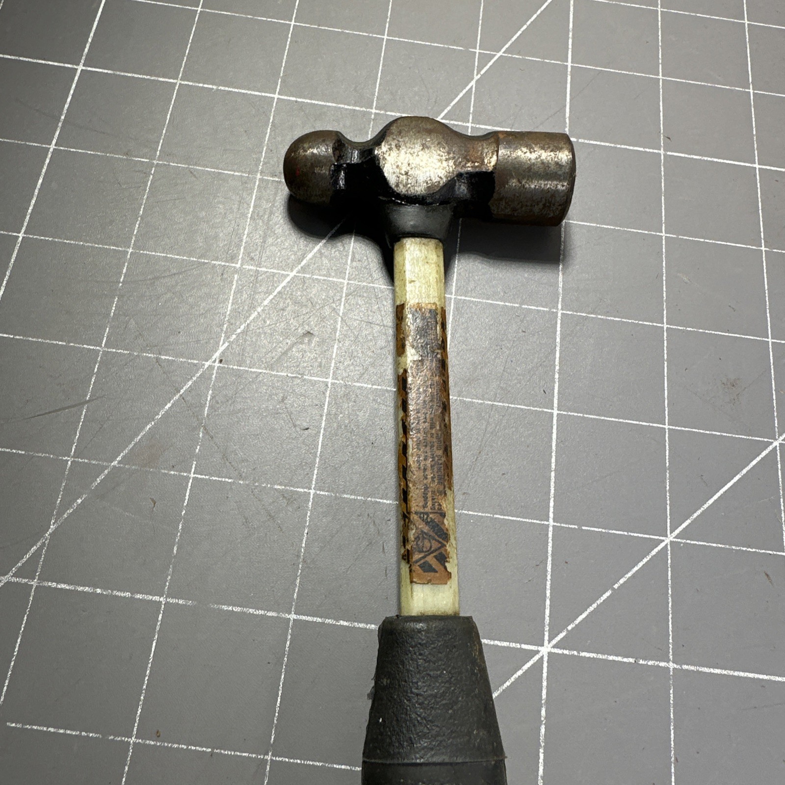 Vintage Nupla Tools USA M-4 M4 4 Ounce Ball Peen Hammer Fiberglass Made In USA