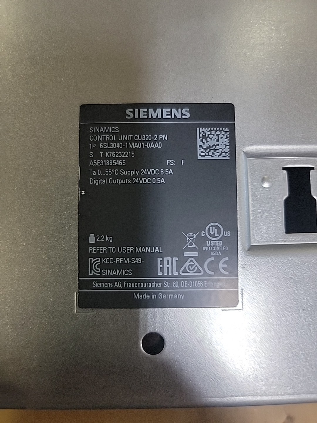 New Siemens 6SL3040-1MA01-0AA0 6SL30401MA010AA0 SINAMICS CONTROL CU320-2 PN