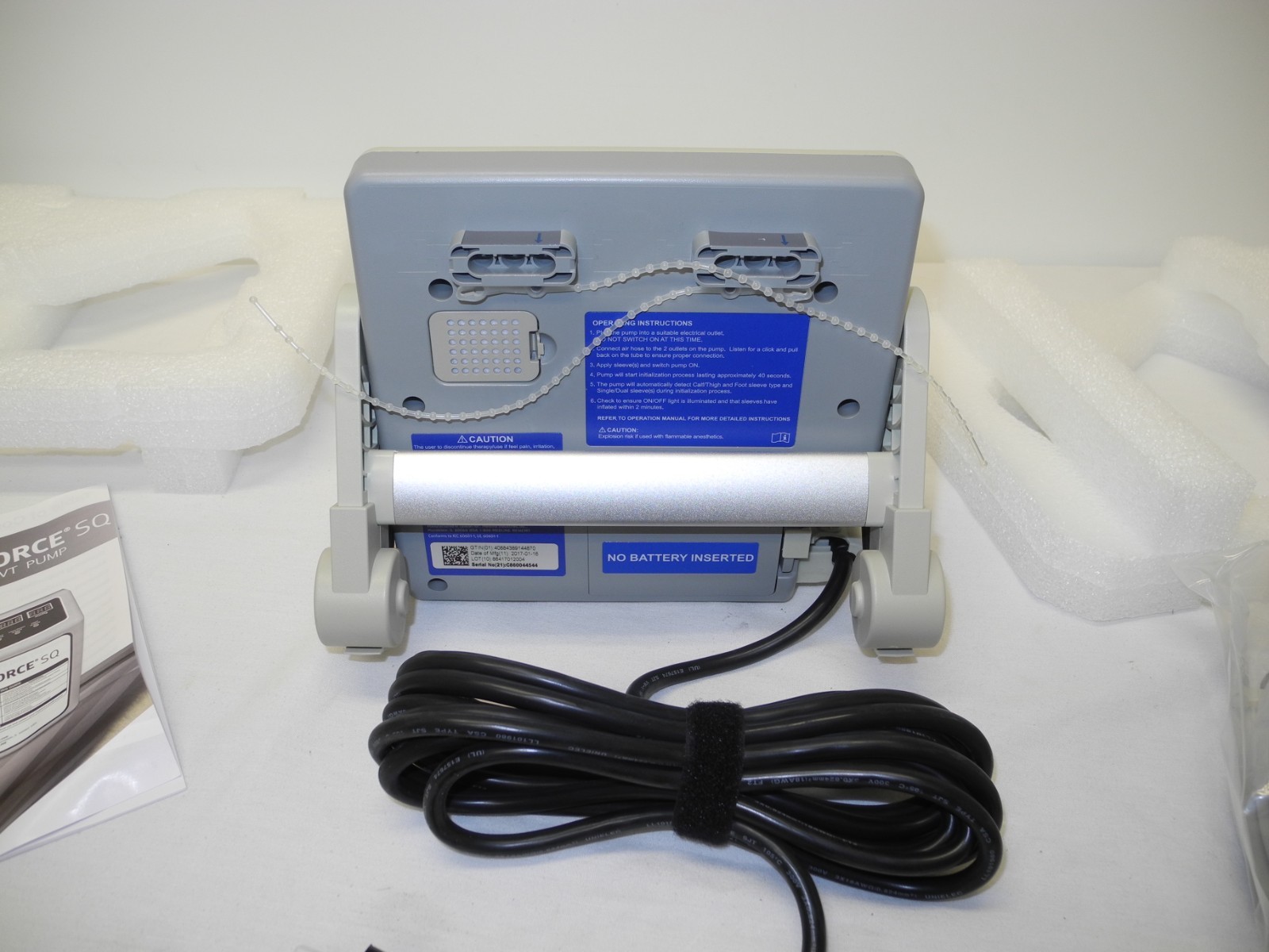 NEW IN FACTORY BOX MEDLINE MDS600SQ HEMO-FORCE SQ SEQUENTIAL DVT PUMP