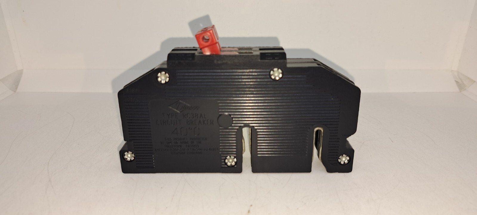 ZINSCO SYLVANIA CHALLENGER 20 Amp 2 Pole RC-38 AL TANDEM BREAKER RC38-20 FLAW