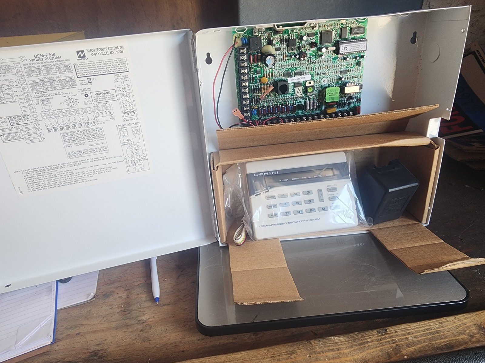 Napco Gemini Hybrid Control System Brand New/open Box