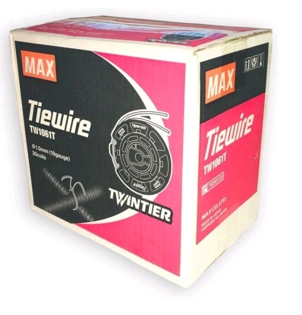 30 Rolls MAX TW1061T 19Ga Tie Wire for RB441T, RB443T, RB611T Twintier Rebar Tie