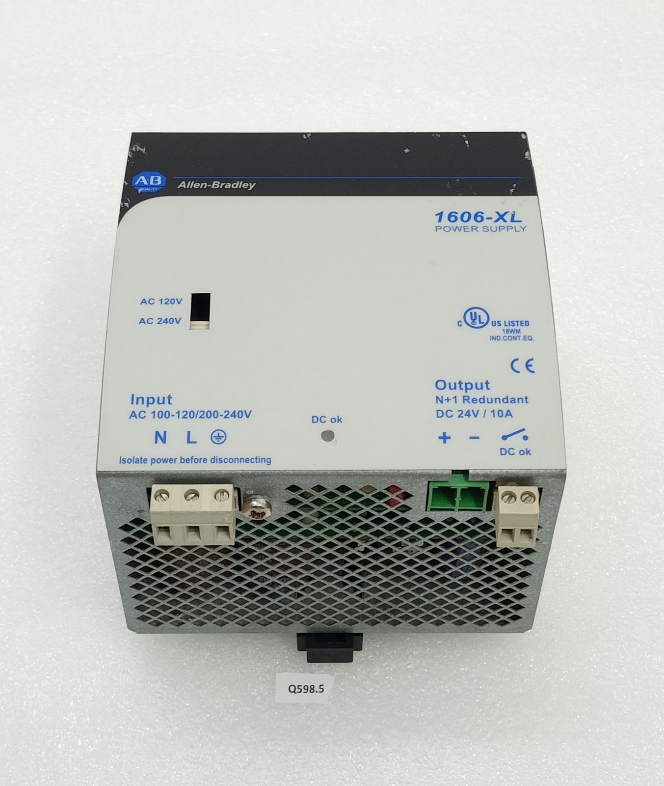 ALLEN-BRADLEY 1606-XL POWER SUPPLY Cat.1606-XL240DR SER B