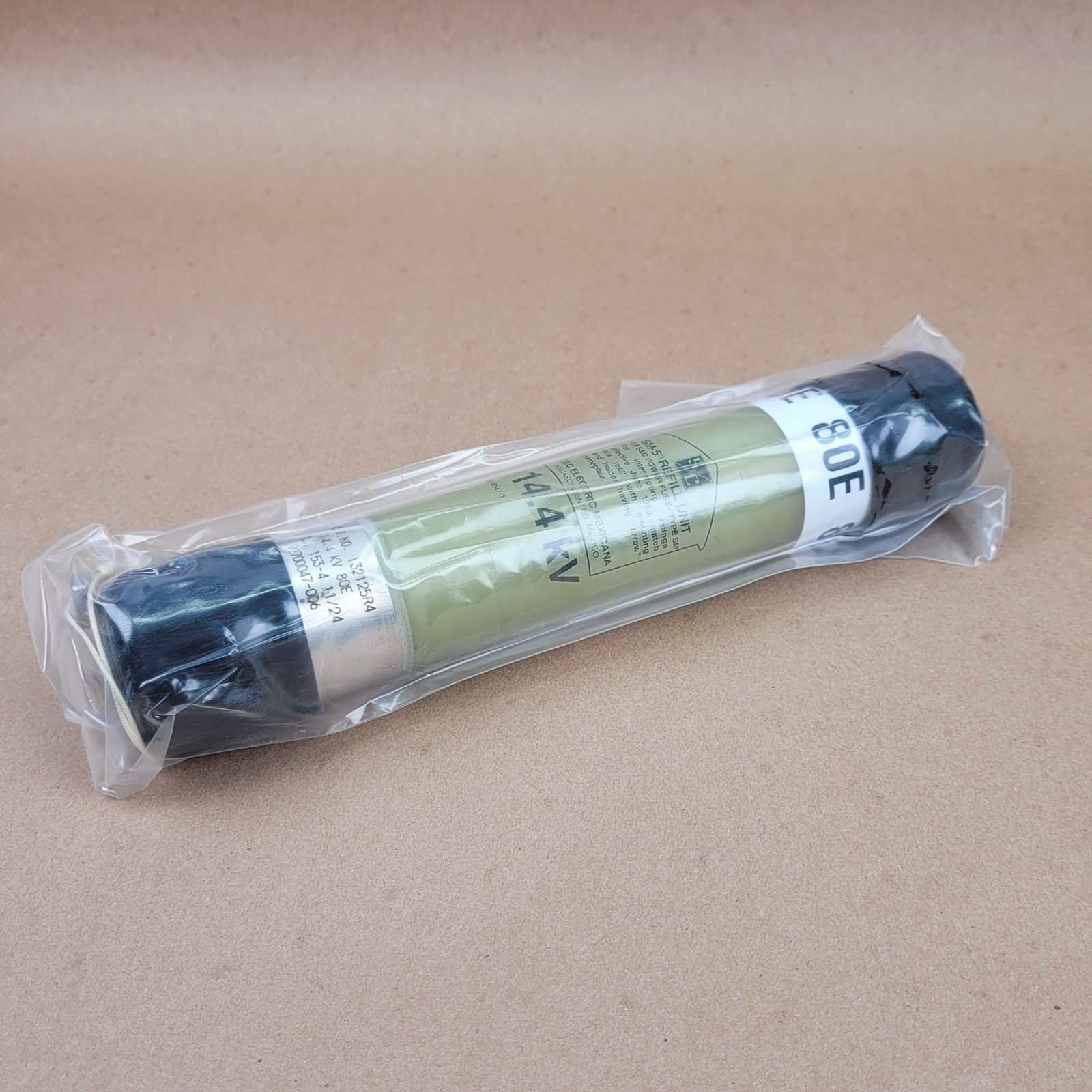 S&C Electric 132125R4 Refill Unit, 14.4 KV, 80A – NEW