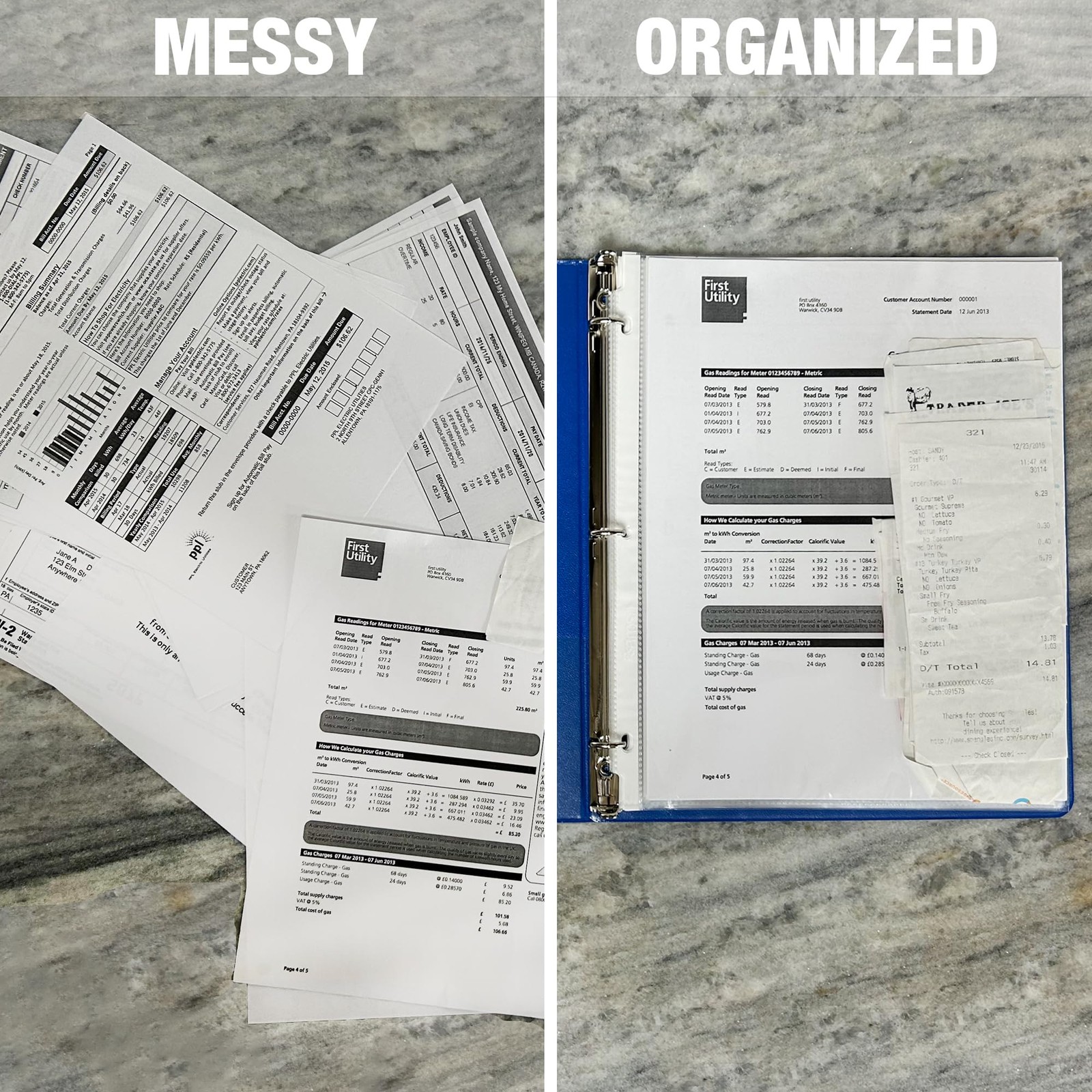 500 Pack Heavy Duty Sheet Protectors 8.5×11 Inch Non-Glare Top Loading Acid Free