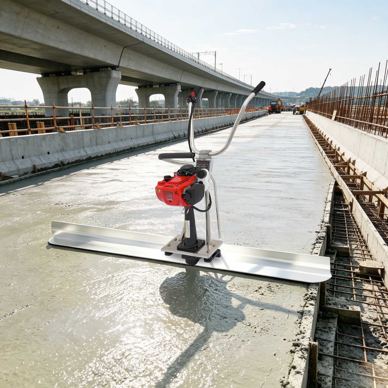 900W 4-Stroke Concrete Vibrating Machine 35.8CC Concrete Vibrating Machine