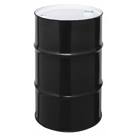 Zoro Select Cq3008 Closed Head Transport Drum, Steel, 30 Gal, Unlined, Black