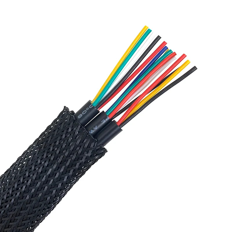 100 FT 1/2″ Black Expandable Wire Cable Sleeving Sheathing Braided Loom Tubing
