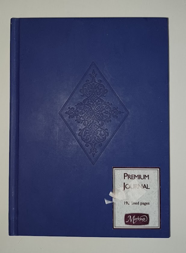 JOURNALS 2 Book Lot Set Markings Line Ruled Diary Pages Diaries Writing Thoughts