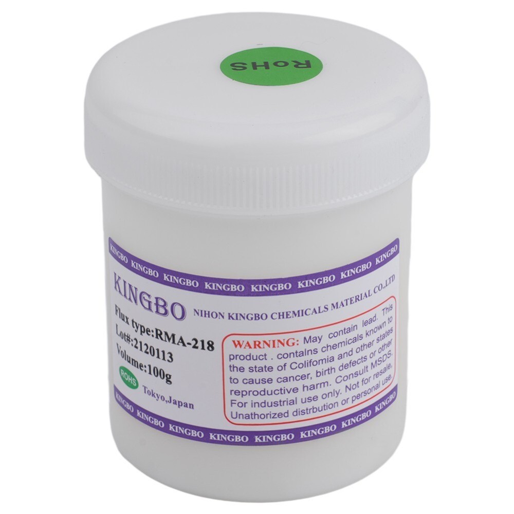 For BGA Reflow Reball Tacky Soldering Flux Handset Repairs Kingbo RMA 218 100g