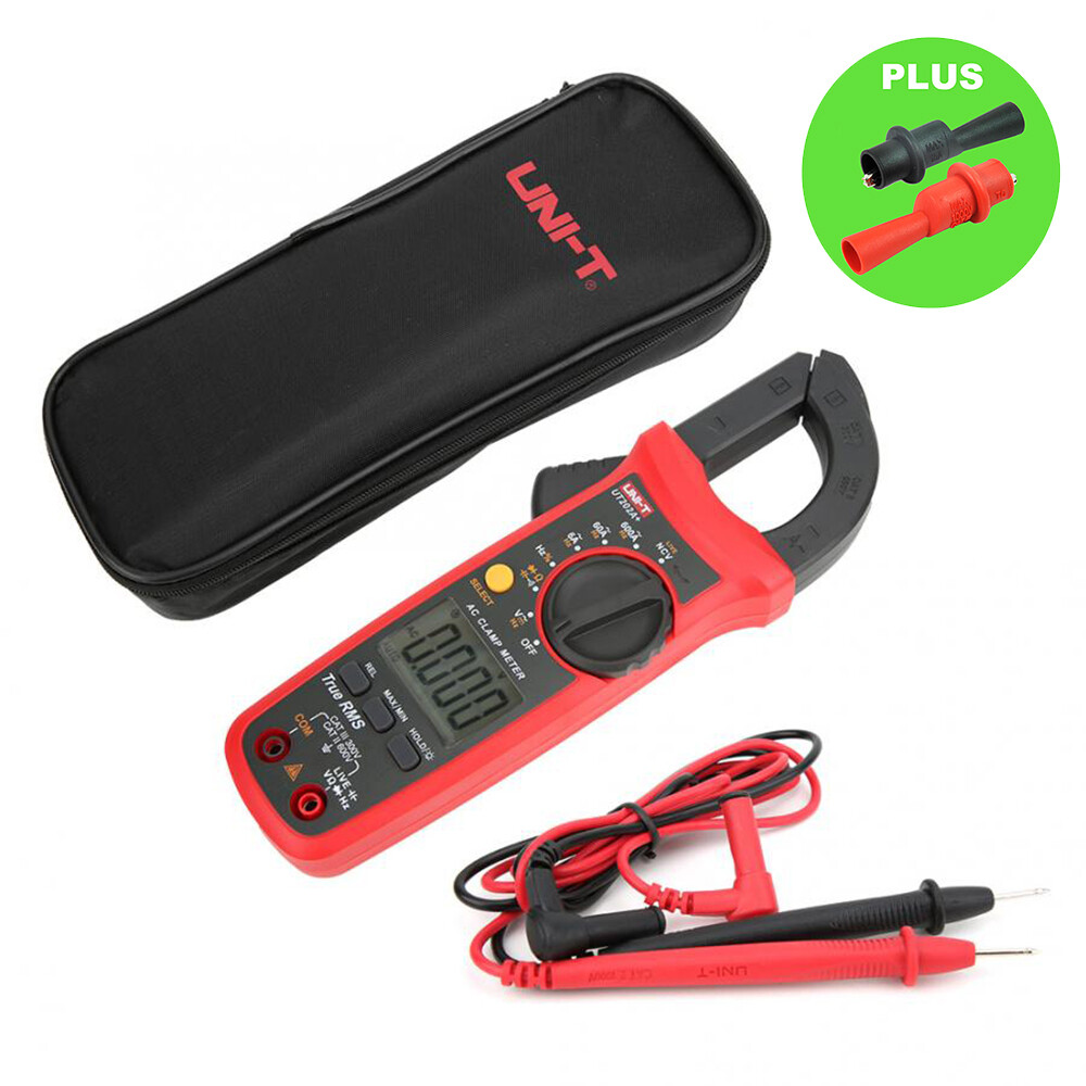 UNI-T UT202A+ Voltage 600A AC Current Resistance Digital Clamp Meter multimeter
