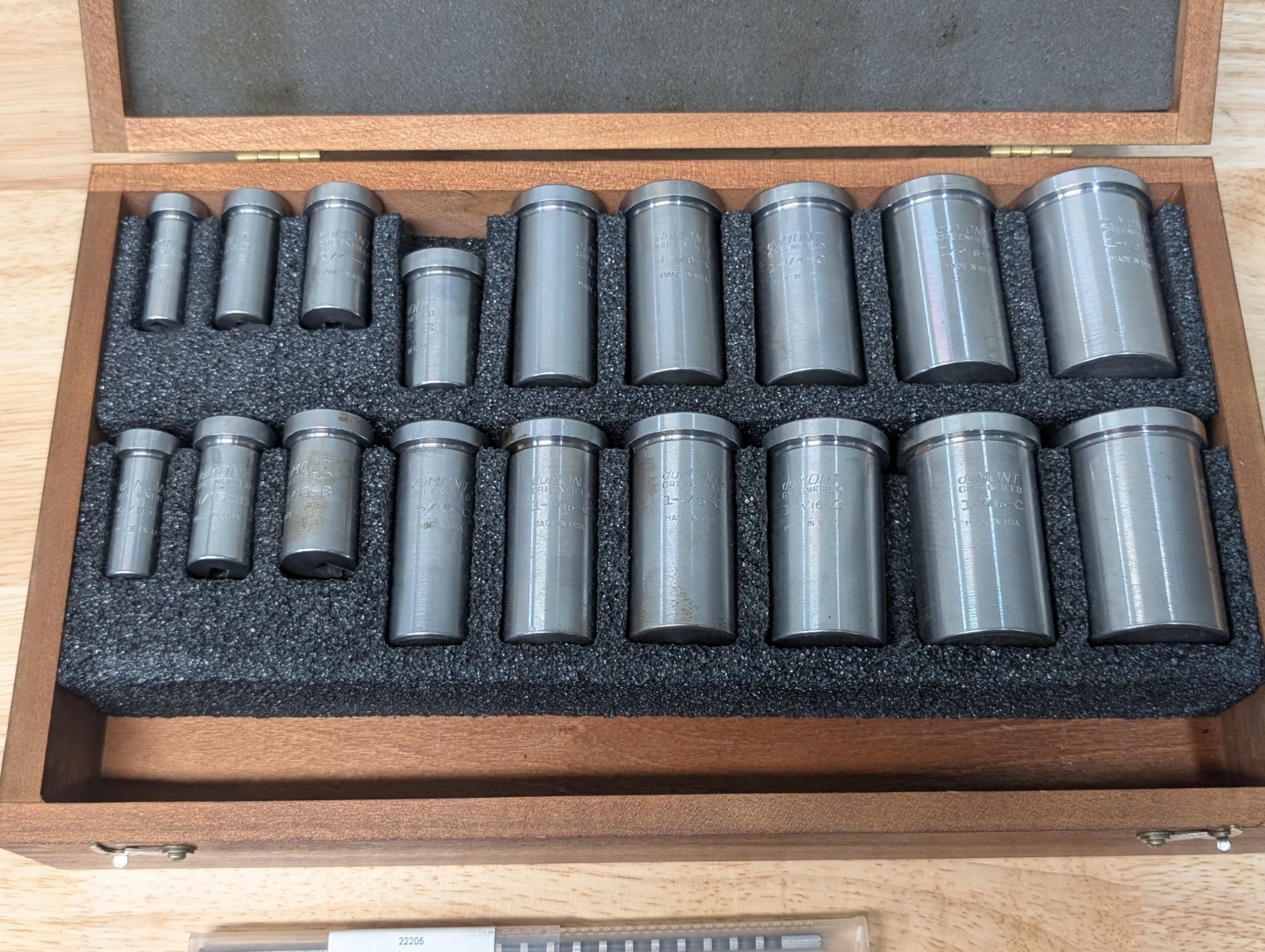 Dumont 10-10A Keyway Broach Set – Complete Set + 2 Extra Broach