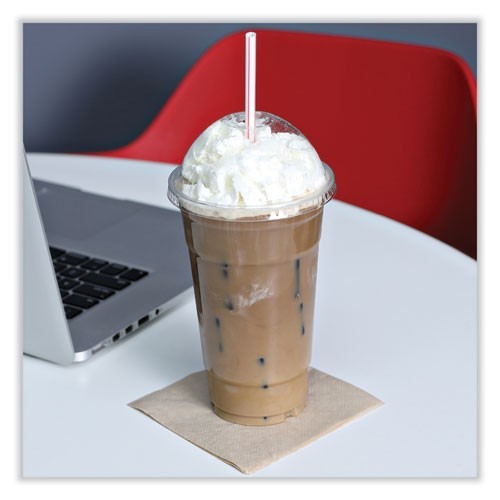 Boardwalk PET Cold Cup Dome Lids, Fits 14-24 oz Cups, 100/Sleeve, 10 Sleeves/CT