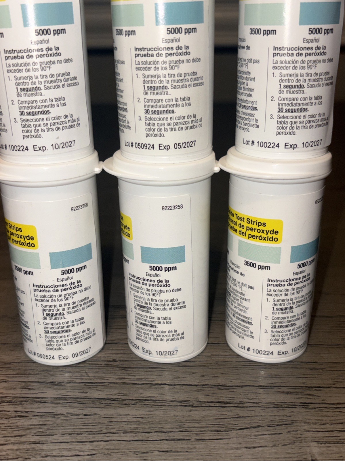 Ecolab Peroxide Test Strips 9264-2541 Kay 767172-00 New