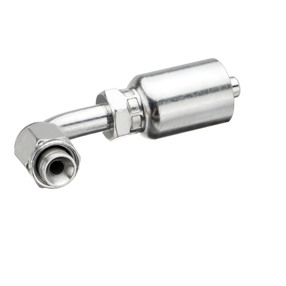 NEW 10 PCS 13943 4-4 PK STYLE HYDRAULIC HOSE FITTINGS 1/4″ FJIC 90 Degree
