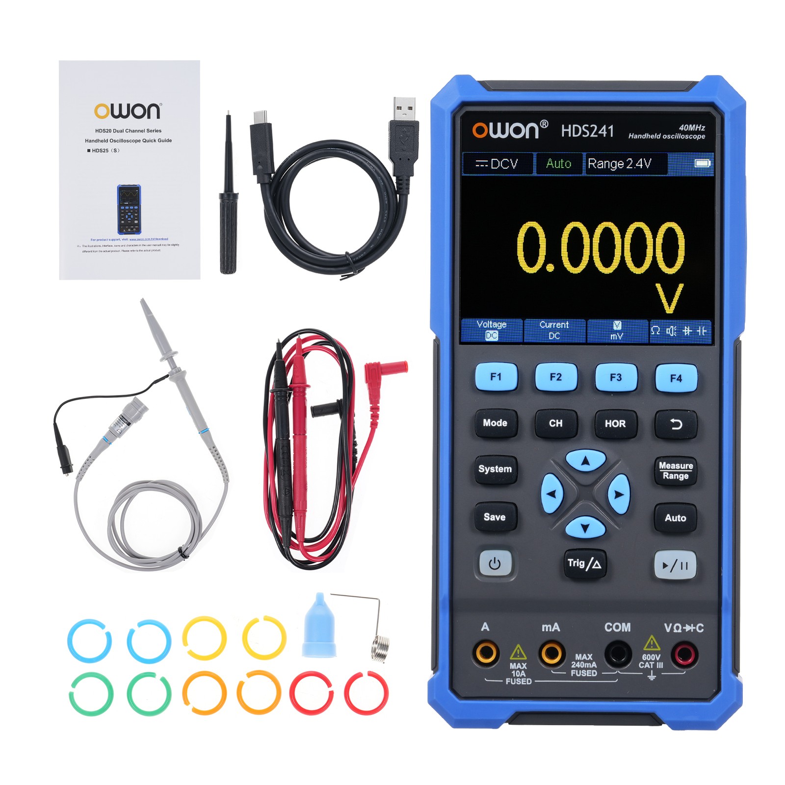 1-2in1 Oscilloscope Multimeter Multifunctional Digital Oscilloscope 1CH ZLWV